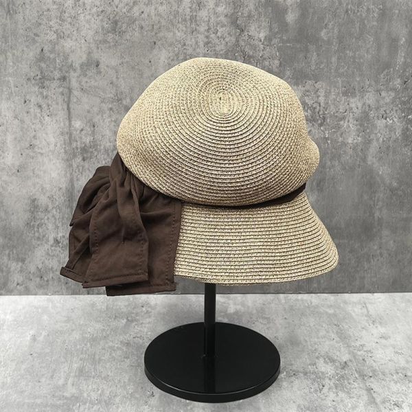 日系後質感緞帶遮陽紙草帽 韓國飾品
韓國耳環
耳環
髮飾
大腸圈
腸圈
手鍊
戒指
純銀飾品
珍珠耳環
三麗鷗代購
飾品店
草帽
拉菲草
法式緞帶後凹設計草帽
法式蝴蝶結緞帶遮陽草帽