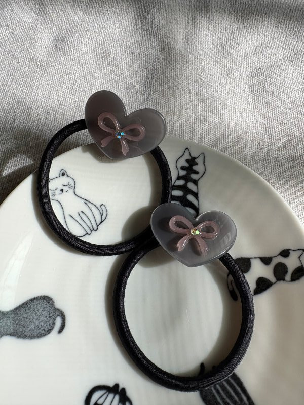 CREATION FRANCE 愛心蝴蝶結髮圈 CREATION FRANCE 
CREATION FRANCE 愛心蝴蝶結髮圈