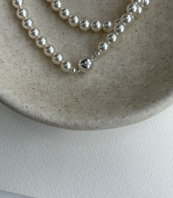 925純銀磁吸珍珠串項鍊 4mm 925純銀 
925純銀 細細小圓珠項鍊
韓國耳環
耳環
髮飾
手鍊
戒指
純銀飾品
珍珠耳環
三麗鷗代購
飾品店