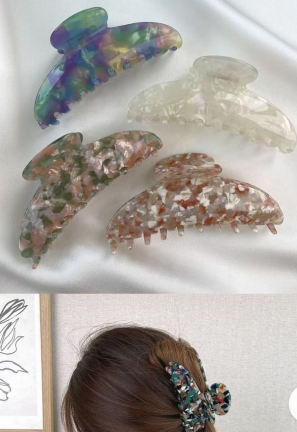 CREATION FRANCE 紋路大鯊魚抓夾 CREATION FRANCE 經典岱帽小抓夾