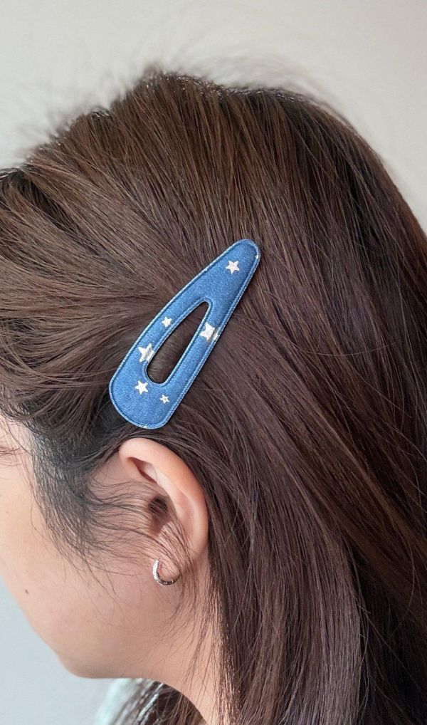 星星牛仔三角簍空ＢＢ髮夾2色 星星牛仔三角簍空ＢＢ髮夾2色
韓國耳環
耳環
髮飾
手鍊
戒指
純銀飾品
珍珠耳環
三麗鷗代購
飾品店