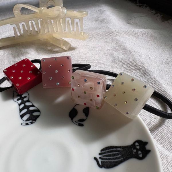 CREATION FRANCE 方塊彩鑽髮圈 CREATION FRANCE 
CREATION FRANCE 方塊彩鑽髮圈