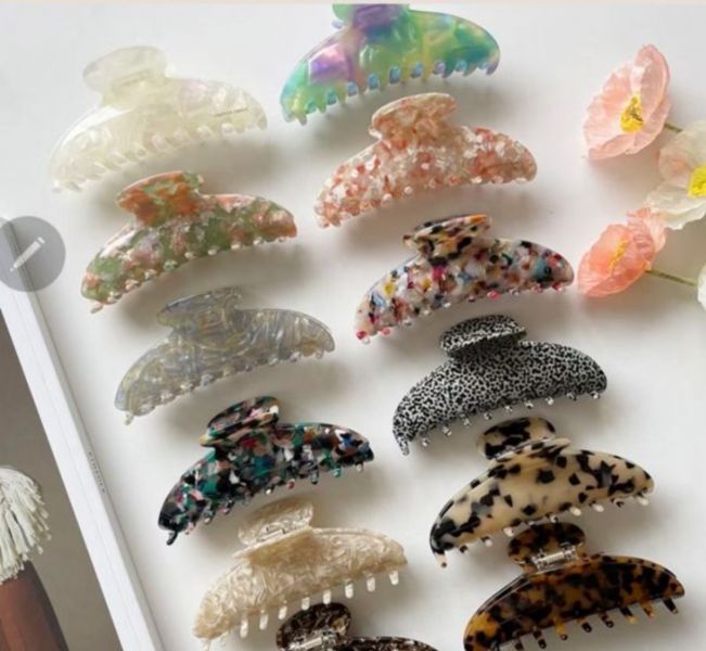 CREATION FRANCE 紋路大鯊魚抓夾 CREATION FRANCE 經典岱帽小抓夾