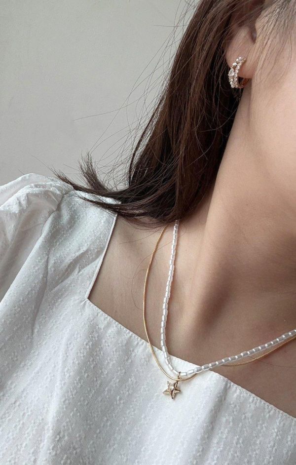 珍珠星星金屬雙層項鍊 珍珠項鍊
珍珠星星金屬雙層項鍊
韓國飾品
韓國飾品
韓國耳環
耳環
髮飾
手鍊
戒指
純銀飾品
珍珠耳環
三麗鷗代購
飾品店