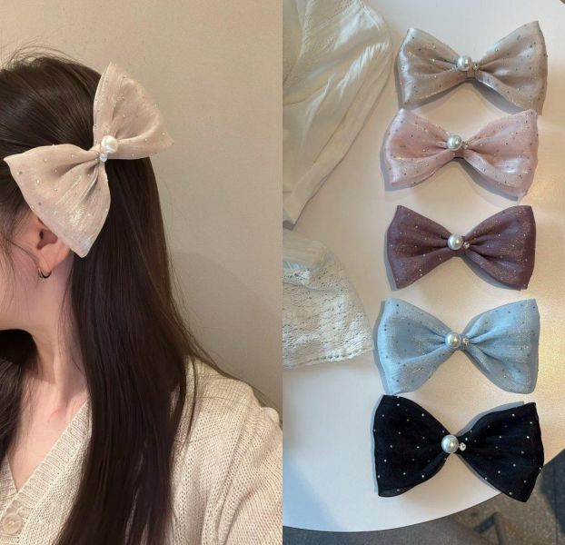 點點歐根紗珍珠蝴蝶結髮夾5色 立體條紋山茶花髮圈
韓國飾品
韓國耳環
耳環
髮飾
手鍊
戒指
純銀飾品
珍珠耳環
三麗鷗代購
飾品店