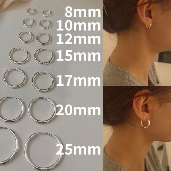925純銀 純銀圈圈耳環10-25mm 925純銀
純銀圈圈耳環10-25mm