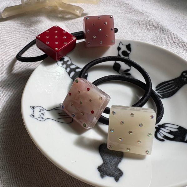 CREATION FRANCE 方塊彩鑽髮圈 CREATION FRANCE 
CREATION FRANCE 方塊彩鑽髮圈