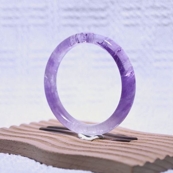 智慧之石│紫水晶│手鐲-50.3mm 紫水晶手鐲,紫水晶手環,天然紫水晶,水晶手鐲,能量手鐲,智慧之石,療癒水晶,靜心飾品,原礦水晶,歐洛菈,水晶能量