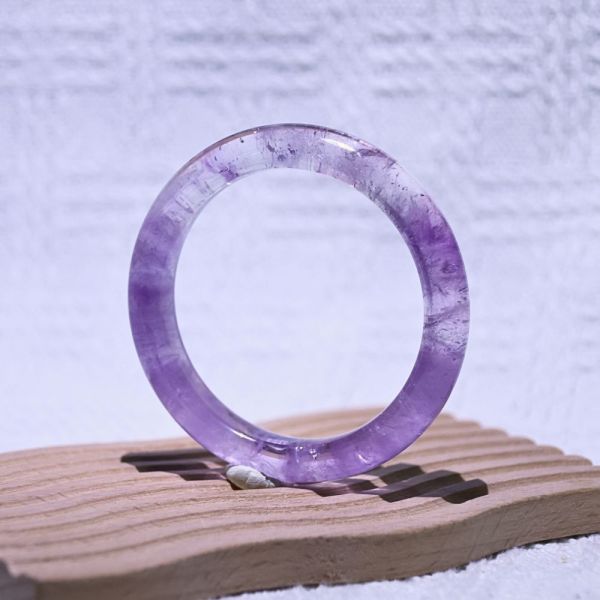 智慧之石│紫水晶│手鐲-50.6mm 紫水晶手鐲,紫水晶手環,天然紫水晶,水晶手鐲,能量手鐲,智慧之石,療癒水晶,靜心飾品,原礦水晶,歐洛菈,水晶能量