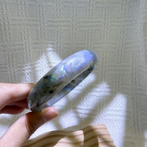 提高覺察│拉長石手鐲│平安鐲-58.3mm 水晶手鐲,開運手鐲,招財手鐲,招財水晶手鐲推薦,粉水晶手鐲,紫水晶手鐲,黃水晶手鐲,黑曜石手鐲,女生適合戴的水晶手鐲,2025年最旺水晶手鐲,水晶手鏈,水晶飾品,水晶手鐲佩戴禁忌