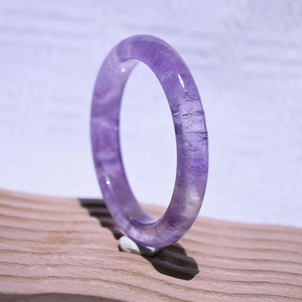 智慧之石│紫水晶│手鐲-50.6mm 紫水晶手鐲,紫水晶手環,天然紫水晶,水晶手鐲,能量手鐲,智慧之石,療癒水晶,靜心飾品,原礦水晶,歐洛菈,水晶能量