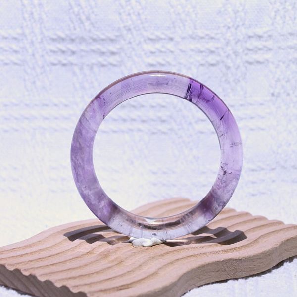 智慧之石│紫水晶│圓骨鐲-53.3mm 紫水晶手鐲,紫水晶手環,天然紫水晶,水晶手鐲,能量手鐲,智慧之石,療癒水晶,靜心飾品,原礦水晶,歐洛菈,水晶能量