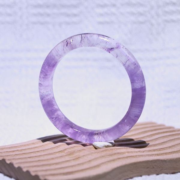 智慧之石│紫水晶│手鐲-50.6mm 紫水晶手鐲,紫水晶手環,天然紫水晶,水晶手鐲,能量手鐲,智慧之石,療癒水晶,靜心飾品,原礦水晶,歐洛菈,水晶能量
