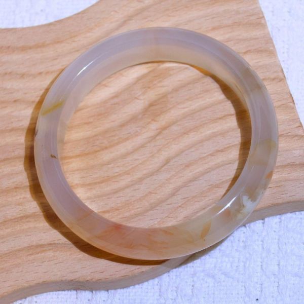 友愛與希望│櫻花瑪瑙手鐲│平安鐲-54.2mm 水晶,礦石,晶礦,水晶手鐲,手鐲,水晶手串,手串,脈輪,磁場,療癒,淨化,紫水晶,粉晶,櫻花瑪瑙,草莓晶