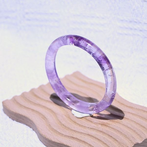 智慧之石│紫水晶│手鐲-52.7mm 紫水晶手鐲,紫水晶手環,天然紫水晶,水晶手鐲,能量手鐲,智慧之石,療癒水晶,靜心飾品,原礦水晶,歐洛菈,水晶能量