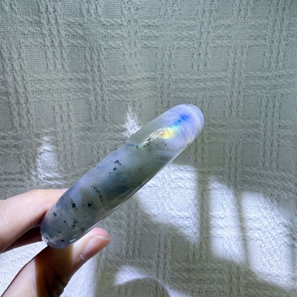 提高覺察│拉長石手鐲│平安鐲-57.3mm 水晶手鐲,開運手鐲,招財手鐲,招財水晶手鐲推薦,粉水晶手鐲,紫水晶手鐲,黃水晶手鐲,黑曜石手鐲,女生適合戴的水晶手鐲,2025年最旺水晶手鐲,水晶手鏈,水晶飾品,水晶手鐲佩戴禁忌