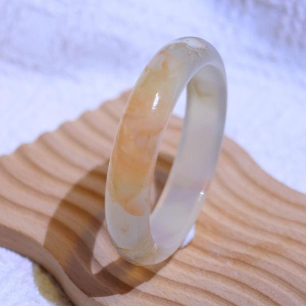 友愛與希望│櫻花瑪瑙手鐲│平安鐲-54.2mm 水晶,礦石,晶礦,水晶手鐲,手鐲,水晶手串,手串,脈輪,磁場,療癒,淨化,紫水晶,粉晶,櫻花瑪瑙,草莓晶