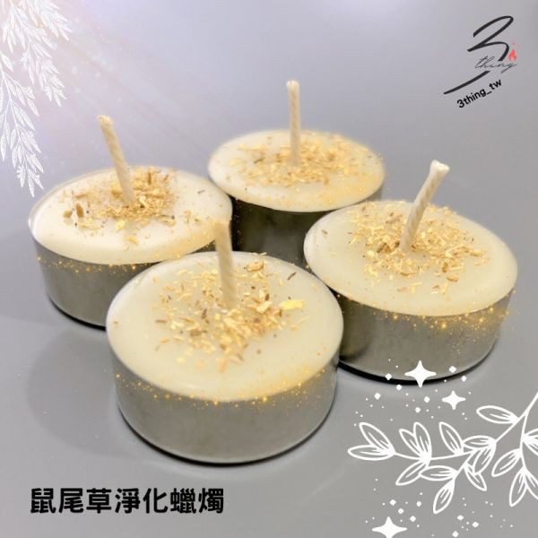 【3thing 三幸香氛】鼠尾草淨化茶燭 