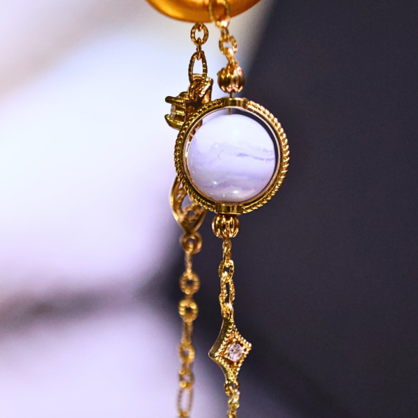 藍紋瑪瑙│藍月光│幻藍靈擺A 晶礦飾品,水晶飾品,雕刻擺件,永生水晶樹,水晶洞,水晶球,水晶柱,原礦,晶洞,晶礦原礦,紫水晶,白水晶,太極玉,佘太翠,紅膠花,海藍寶,白水晶,開運擺件