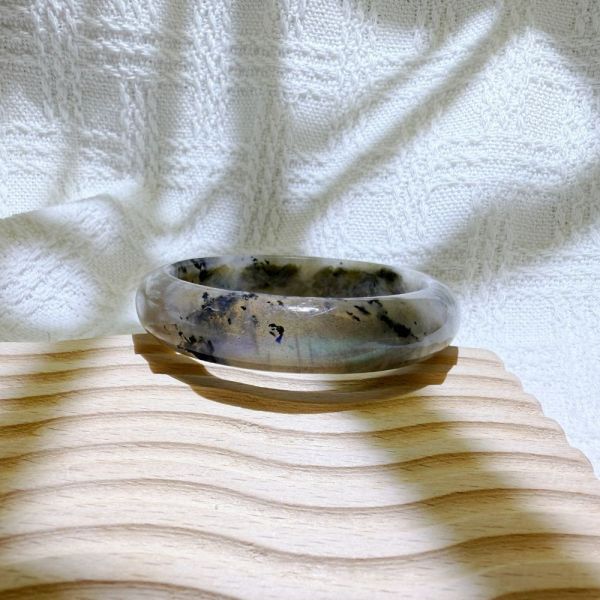 提高覺察│拉長石手鐲│平安鐲-58.3mm 水晶手鐲,開運手鐲,招財手鐲,招財水晶手鐲推薦,粉水晶手鐲,紫水晶手鐲,黃水晶手鐲,黑曜石手鐲,女生適合戴的水晶手鐲,2025年最旺水晶手鐲,水晶手鏈,水晶飾品,水晶手鐲佩戴禁忌