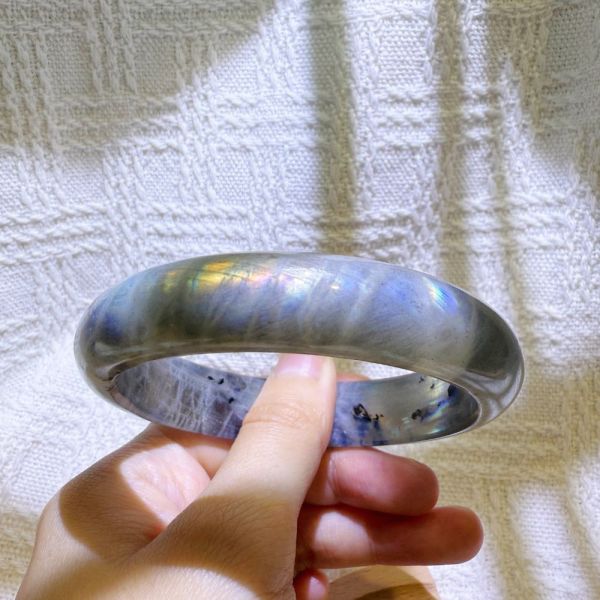 提高覺察│拉長石手鐲│平安鐲-58.5mm 水晶手鐲,開運手鐲,招財手鐲,招財水晶手鐲推薦,粉水晶手鐲,紫水晶手鐲,黃水晶手鐲,黑曜石手鐲,女生適合戴的水晶手鐲,2025年最旺水晶手鐲,水晶手鏈,水晶飾品,水晶手鐲佩戴禁忌