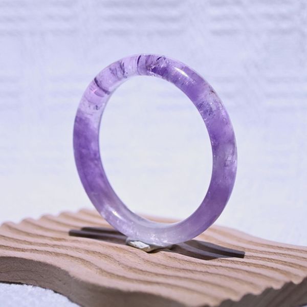 智慧之石│紫水晶│手鐲-50.3mm 紫水晶手鐲,紫水晶手環,天然紫水晶,水晶手鐲,能量手鐲,智慧之石,療癒水晶,靜心飾品,原礦水晶,歐洛菈,水晶能量