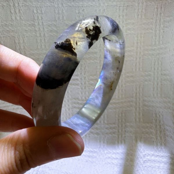 提高覺察│拉長石手鐲│平安鐲-57.3mm 水晶手鐲,開運手鐲,招財手鐲,招財水晶手鐲推薦,粉水晶手鐲,紫水晶手鐲,黃水晶手鐲,黑曜石手鐲,女生適合戴的水晶手鐲,2025年最旺水晶手鐲,水晶手鏈,水晶飾品,水晶手鐲佩戴禁忌