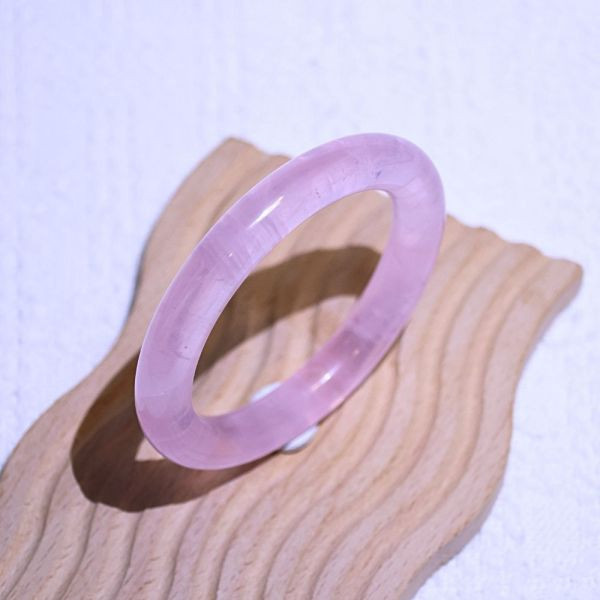 愛情之石│粉晶手鐲│圓骨鐲-55.2mm 水晶,礦石,晶礦,水晶手鐲,手鐲,水晶手串,手串,脈輪,磁場,療癒,淨化,紫水晶,粉晶,櫻花瑪瑙,草莓晶