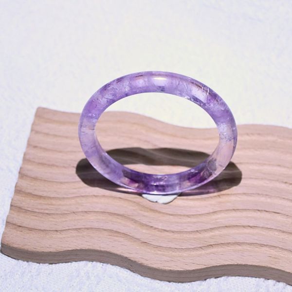 智慧之石│紫水晶│手鐲-52.7mm 紫水晶手鐲,紫水晶手環,天然紫水晶,水晶手鐲,能量手鐲,智慧之石,療癒水晶,靜心飾品,原礦水晶,歐洛菈,水晶能量