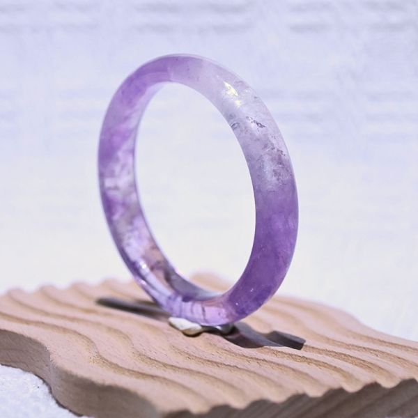智慧之石│紫水晶│手鐲-50.3mm 紫水晶手鐲,紫水晶手環,天然紫水晶,水晶手鐲,能量手鐲,智慧之石,療癒水晶,靜心飾品,原礦水晶,歐洛菈,水晶能量