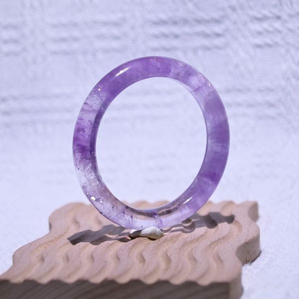 智慧之石│紫水晶│手鐲-50.6mm 紫水晶手鐲,紫水晶手環,天然紫水晶,水晶手鐲,能量手鐲,智慧之石,療癒水晶,靜心飾品,原礦水晶,歐洛菈,水晶能量
