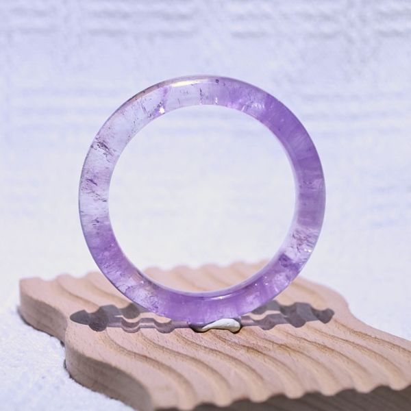 智慧之石│紫水晶│手鐲-50.6mm 紫水晶手鐲,紫水晶手環,天然紫水晶,水晶手鐲,能量手鐲,智慧之石,療癒水晶,靜心飾品,原礦水晶,歐洛菈,水晶能量