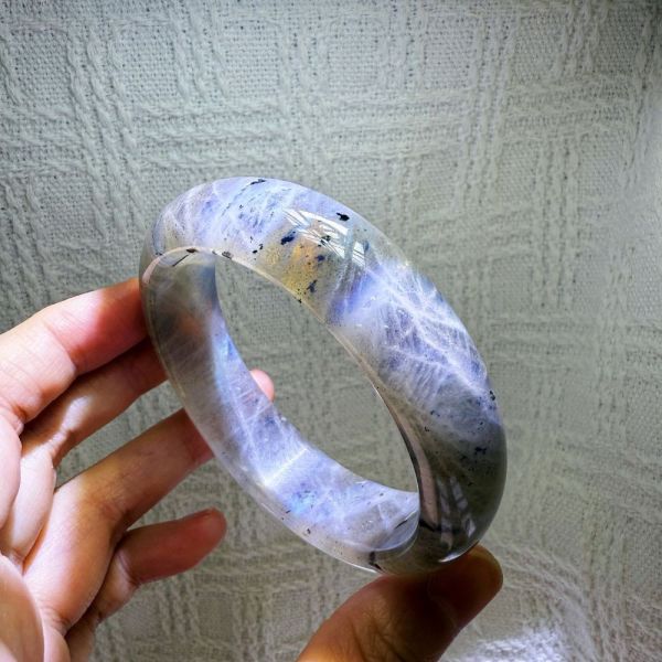 提高覺察│拉長石手鐲│平安鐲-52.4mm 水晶手鐲,開運手鐲,招財手鐲,招財水晶手鐲推薦,粉水晶手鐲,紫水晶手鐲,黃水晶手鐲,黑曜石手鐲,女生適合戴的水晶手鐲,2025年最旺水晶手鐲,水晶手鏈,水晶飾品,水晶手鐲佩戴禁忌