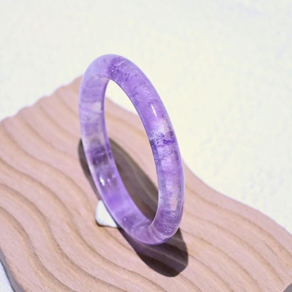 智慧之石│紫水晶│手鐲-52.5mm 紫水晶手鐲,紫水晶手環,天然紫水晶,水晶手鐲,能量手鐲,智慧之石,療癒水晶,靜心飾品,原礦水晶,歐洛菈,水晶能量