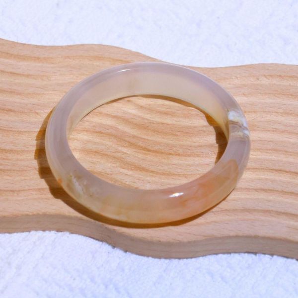 友愛與希望│櫻花瑪瑙手鐲│平安鐲-54.2mm 水晶,礦石,晶礦,水晶手鐲,手鐲,水晶手串,手串,脈輪,磁場,療癒,淨化,紫水晶,粉晶,櫻花瑪瑙,草莓晶