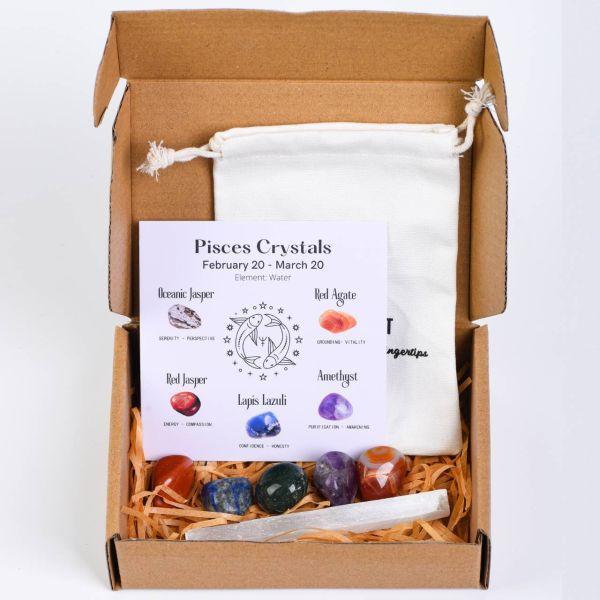 【Astral Chakra】(雙魚座)十二星座原石禮盒 十二星座水晶,星座開運水晶,星座專屬水晶,星座運勢飾品,水晶能量石,星座水晶擺件,開運水晶推薦,星座能量飾品,星座生日禮物,星座幸運物,星座開運水晶推薦,星座靈性療癒