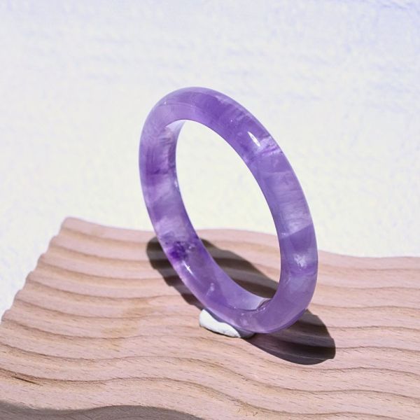 智慧之石│紫水晶│手鐲-53.5mm 紫水晶手鐲,紫水晶手環,天然紫水晶,水晶手鐲,能量手鐲,智慧之石,療癒水晶,靜心飾品,原礦水晶,歐洛菈,水晶能量