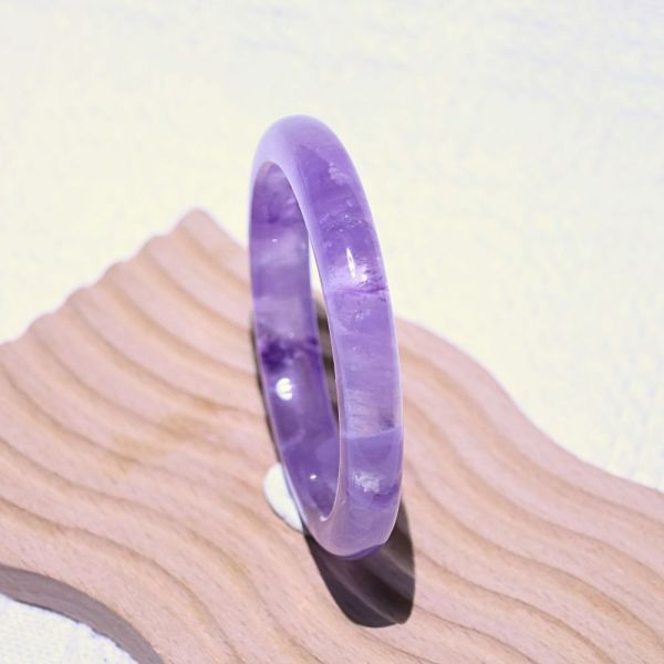 智慧之石│紫水晶│手鐲-53.5mm 紫水晶手鐲,紫水晶手環,天然紫水晶,水晶手鐲,能量手鐲,智慧之石,療癒水晶,靜心飾品,原礦水晶,歐洛菈,水晶能量