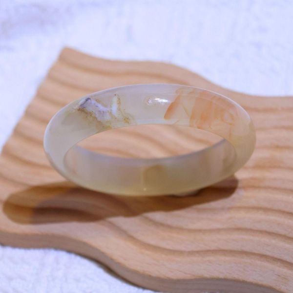 友愛與希望│櫻花瑪瑙手鐲│平安鐲-54.2mm 水晶,礦石,晶礦,水晶手鐲,手鐲,水晶手串,手串,脈輪,磁場,療癒,淨化,紫水晶,粉晶,櫻花瑪瑙,草莓晶