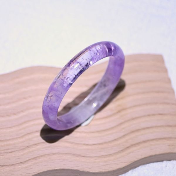智慧之石│紫水晶│手鐲-50.3mm 紫水晶手鐲,紫水晶手環,天然紫水晶,水晶手鐲,能量手鐲,智慧之石,療癒水晶,靜心飾品,原礦水晶,歐洛菈,水晶能量