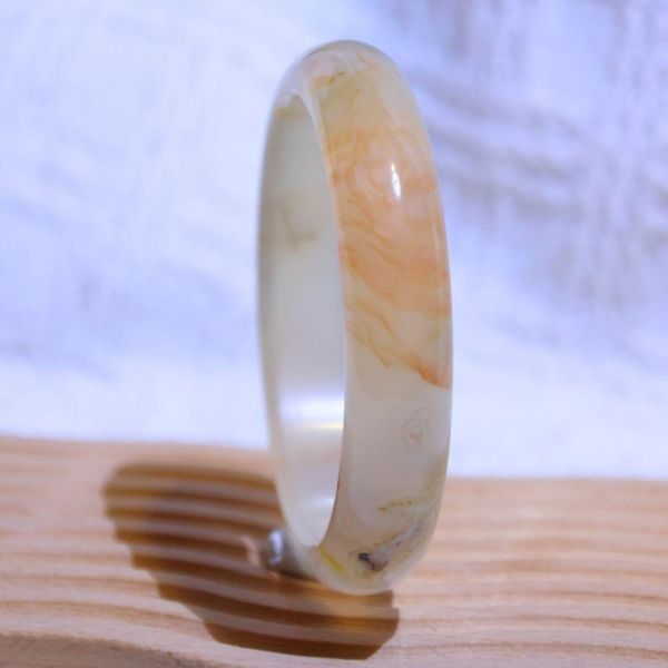 友愛與希望│櫻花瑪瑙手鐲│平安鐲-54.2mm 水晶,礦石,晶礦,水晶手鐲,手鐲,水晶手串,手串,脈輪,磁場,療癒,淨化,紫水晶,粉晶,櫻花瑪瑙,草莓晶