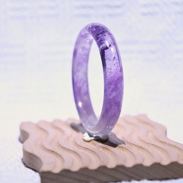 智慧之石│紫水晶│手鐲-50.3mm 紫水晶手鐲,紫水晶手環,天然紫水晶,水晶手鐲,能量手鐲,智慧之石,療癒水晶,靜心飾品,原礦水晶,歐洛菈,水晶能量