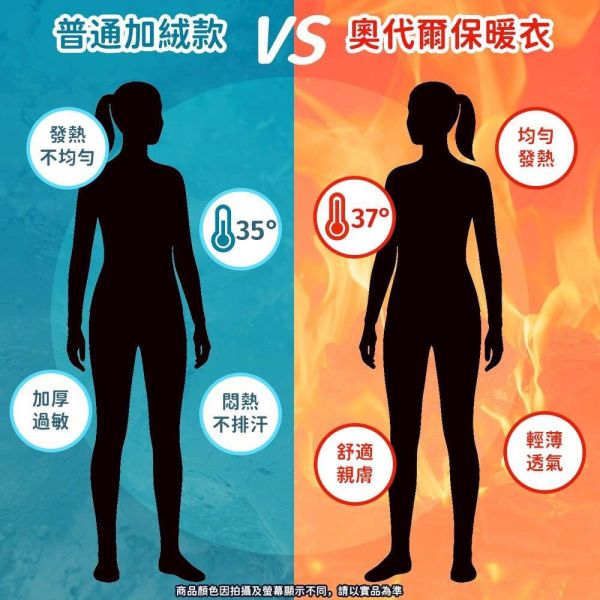 雪月花奧代爾系列保暖衣 