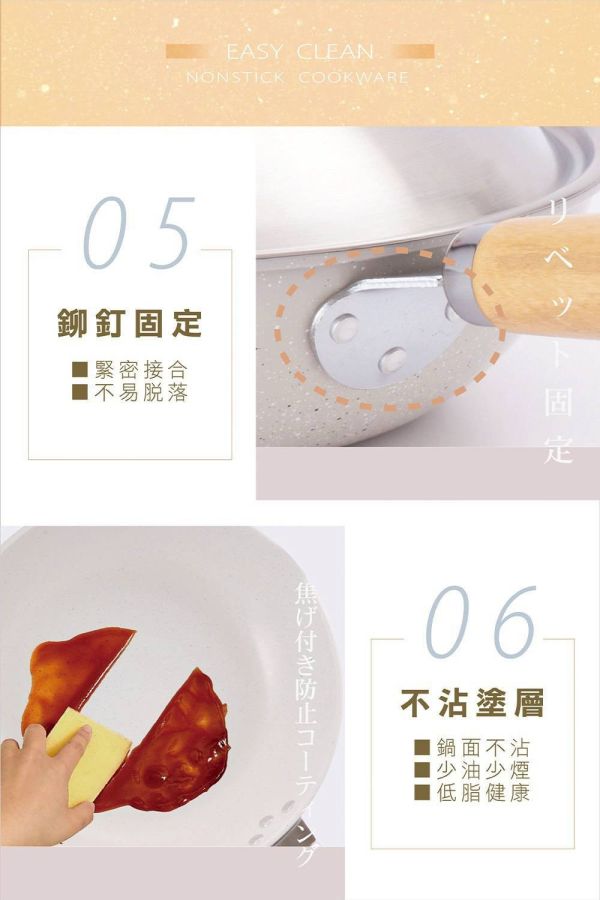 碳鋼不沾煎30cm炒鍋 