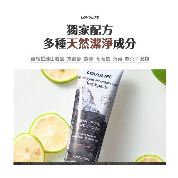 韓國LOVULIFE喜馬拉雅山鹽薄荷牙膏(一組2入) 