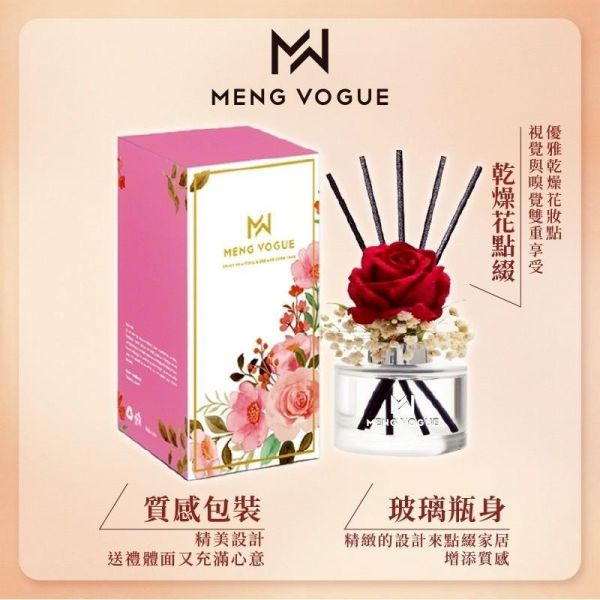 Meng Vogue 法式特調香氛擴香瓶(一組2瓶) 