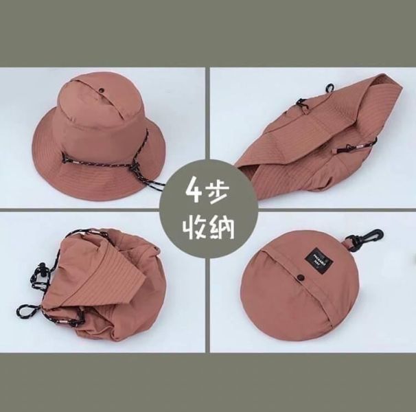 防潑水輕巧漁夫帽(一組3頂) 