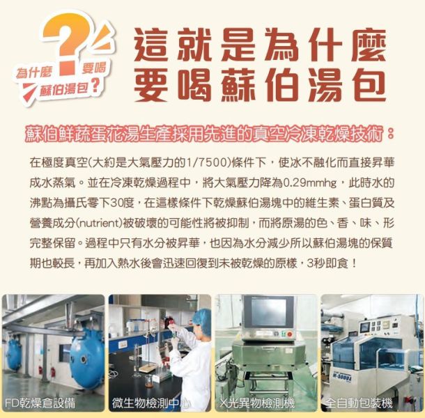 蘇伯即時湯品獨享包(一組50包) 