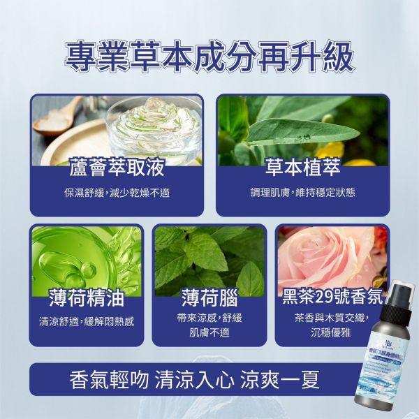 華寶生醫-香氛涼感身體噴霧(一組4瓶) 