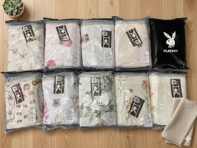 PLAYBOY官方授權．針織涼感鋪棉枕套(一組2對) 